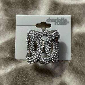 Charlotte Russe ring size 7, rhinestones, NWT